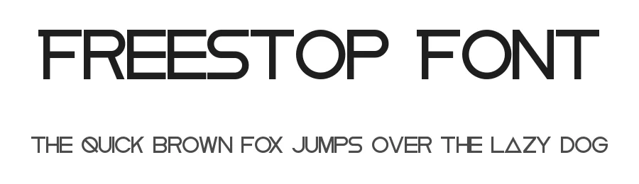 FreeStop Font by noahtype — Sans Serif Font