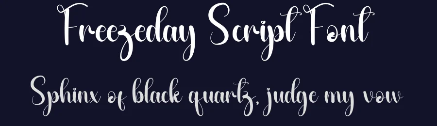 Freezeday Script Font by andikastudio — Script Handwritten Font — thumbnail 2