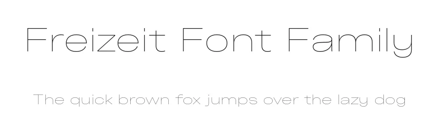 Freizeit Font Family by polytype — Sans Serif Font