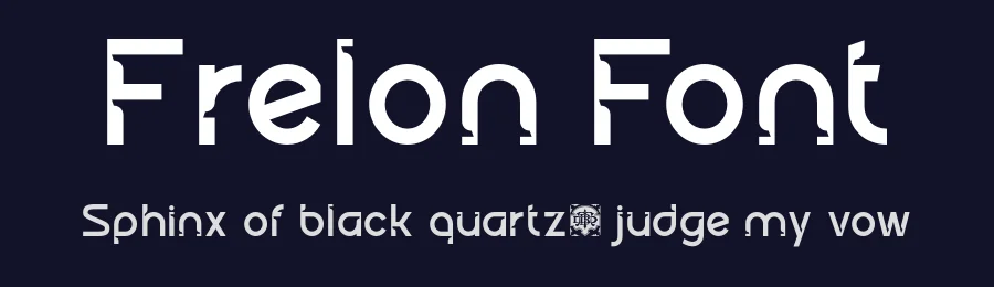 Frelon Font by burntilldead — Display Font — thumbnail 2