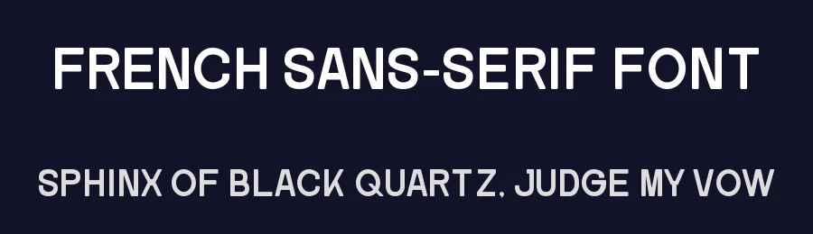 French Sans-Serif Font by Almairatype — Display Font — thumbnail 2