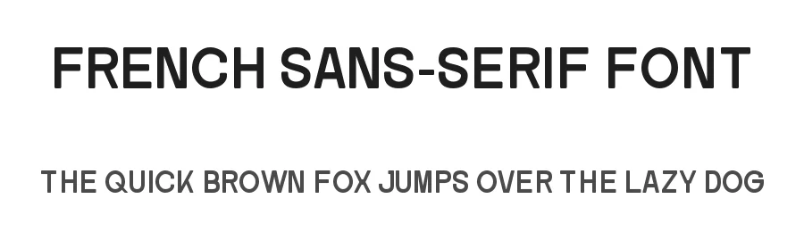 French Sans-Serif Font by Almairatype — Display Font