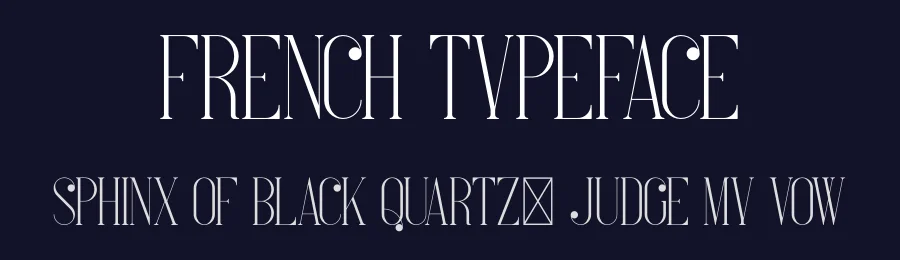 French Typeface by vpcreativeshop — Serif Font — thumbnail 2