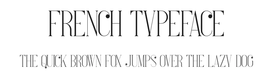 French Typeface by vpcreativeshop — Serif Font