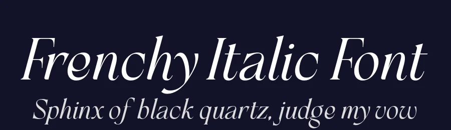 Frenchy Italic Font by Krismagraph — Serif Font — thumbnail 2
