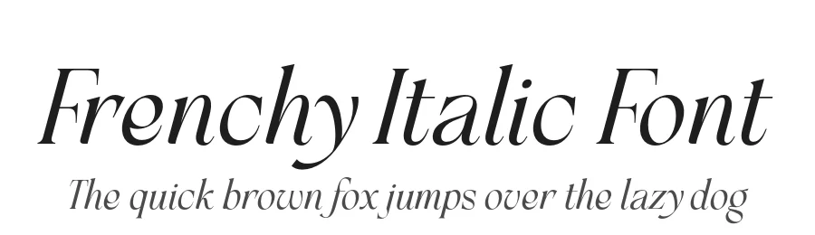 Frenchy Italic Font by Krismagraph — Serif Font