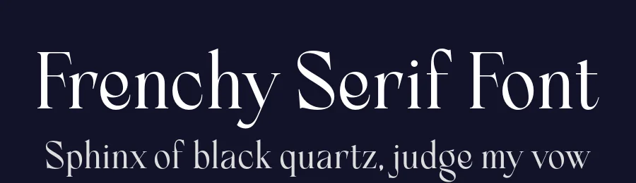 Frenchy Serif Font by Krismagraph — Serif Font — thumbnail 2
