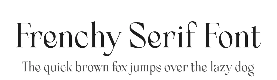 Frenchy Serif Font by Krismagraph — Serif Font