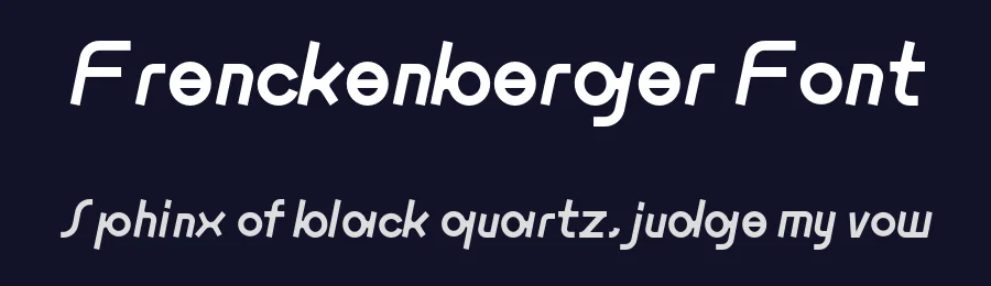 Frenckenberger Font by Kijiji Hub — Sans Serif Font — thumbnail 2