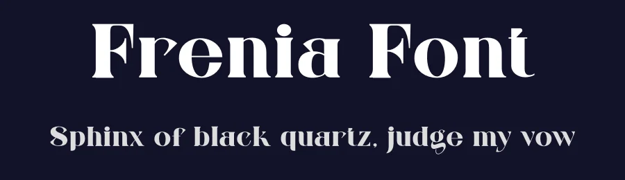 Frenia Font by Rantautype — Decorative Font — thumbnail 2