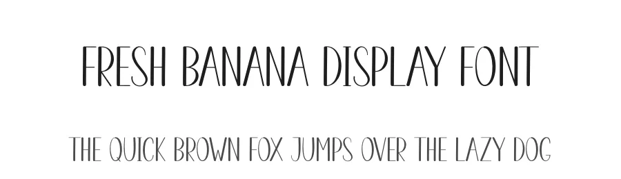 Fresh Banana Display Font by creativeletter — Script Handwritten Font