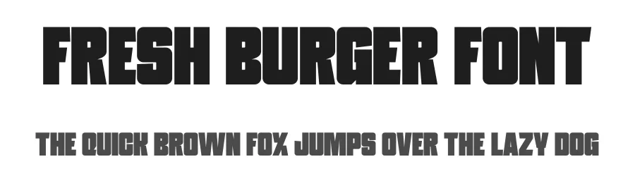 Fresh Burger Font by Pian45 — Display Font