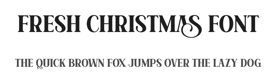 Fresh Christmas Font by Jasa 7NTypes — Display Font