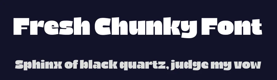 Fresh Chunky Font by timelesstype.co — Sans Serif Font — thumbnail 2