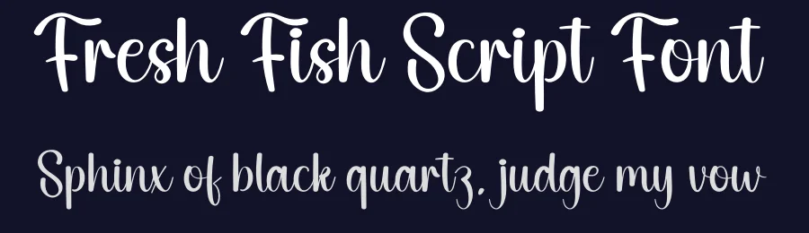 Fresh Fish Script Font by creativeletter — Script Handwritten Font — thumbnail 2