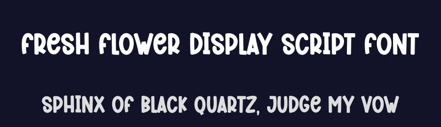 Fresh Flower Display Script Font by creativeletter — Script Handwritten Font — thumbnail 2