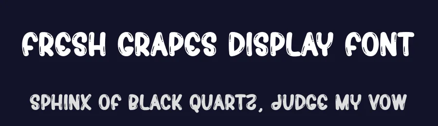 Fresh Grapes Display Font by creativeletter — Display Font — thumbnail 2