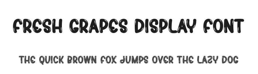 Fresh Grapes Display Font by creativeletter — Display Font
