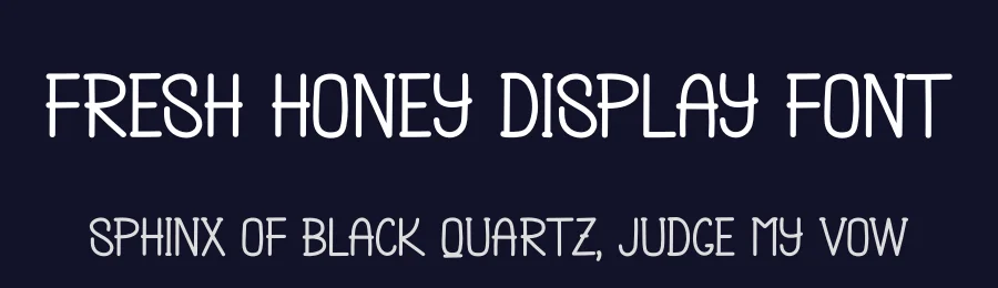 Fresh Honey Display Font by creativeletter — Display Font — thumbnail 2