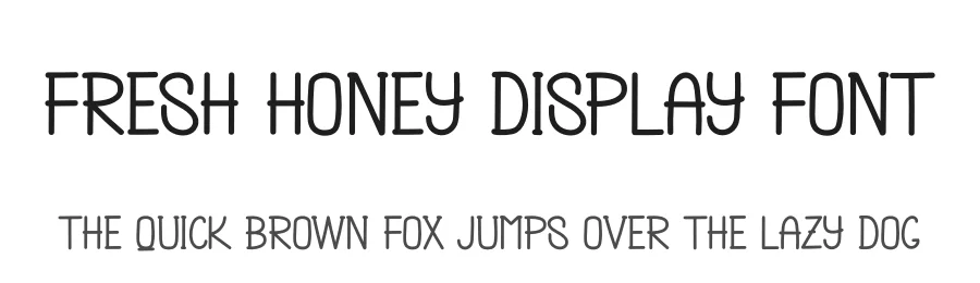 Fresh Honey Display Font by creativeletter — Display Font