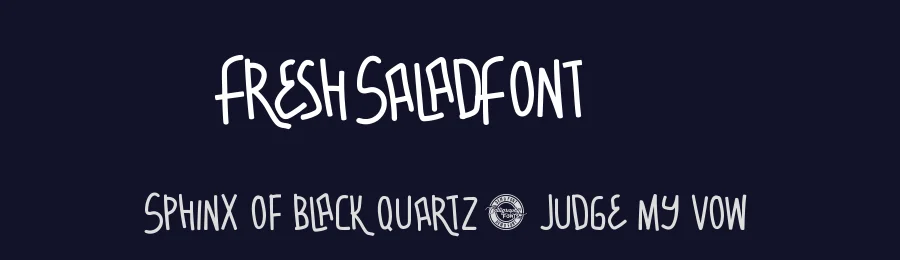 Fresh Salad Font by CalligraphyFonts.net — Decorative Font — thumbnail 2