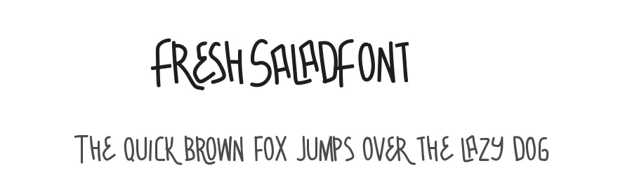 Fresh Salad Font by CalligraphyFonts.net — Decorative Font
