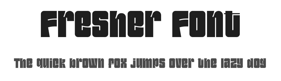Fresher Font by Skytroopas — Sans Serif Font