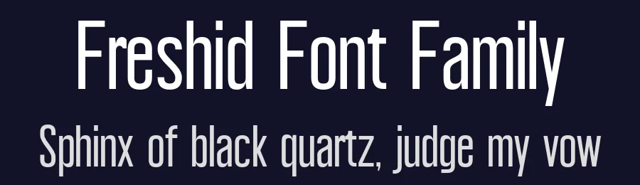 Freshid Font Family by Waftype — Sans Serif Font — thumbnail 2