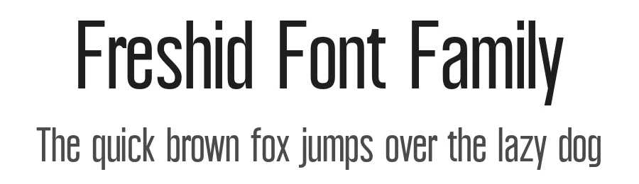Freshid Font Family by Waftype — Sans Serif Font