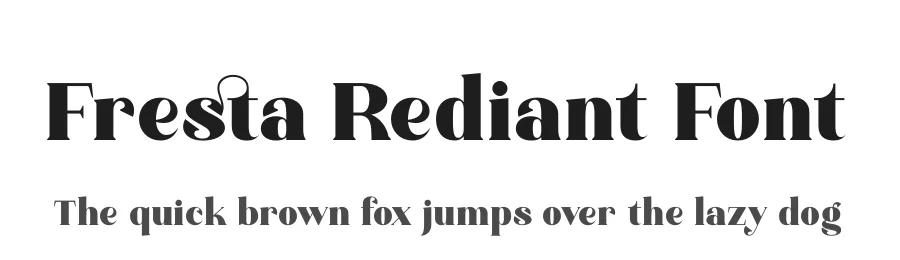 Fresta Rediant Font by timelesstype.co — Serif Font