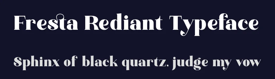Fresta Rediant Typeface by timelesstype.co — Display Font — thumbnail 2