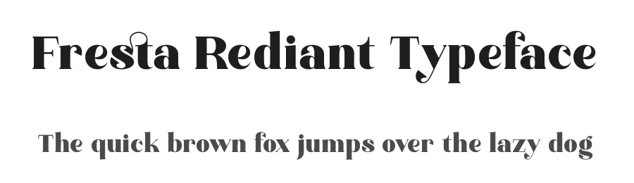 Fresta Rediant Typeface by timelesstype.co — Display Font