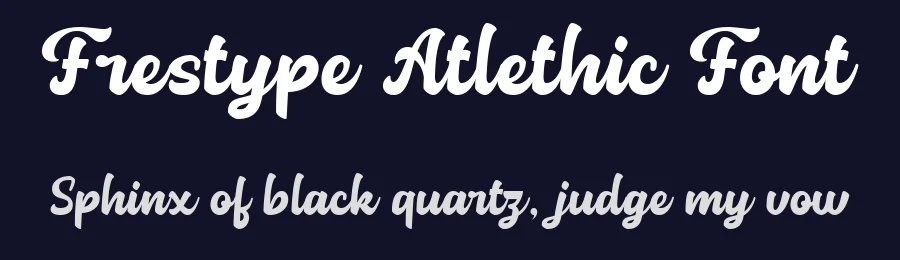 Frestype Atlethic Font by Artisan Template — Display Font — thumbnail 2