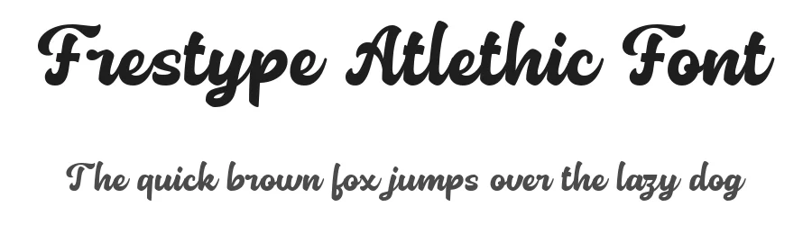 Frestype Atlethic Font by Artisan Template — Display Font