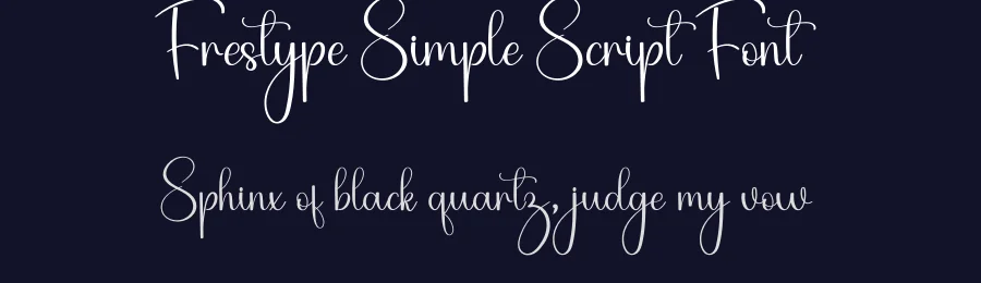 Frestype Simple Script Font by freshtypeink — Script Handwritten Font — thumbnail 2
