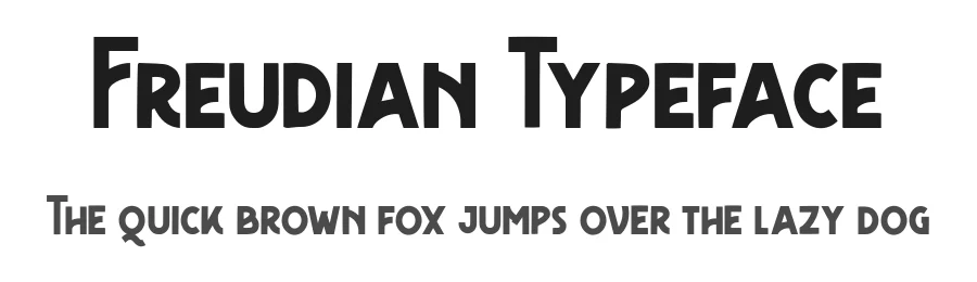 Freudian Typeface by Garisman Std β Decorative Font