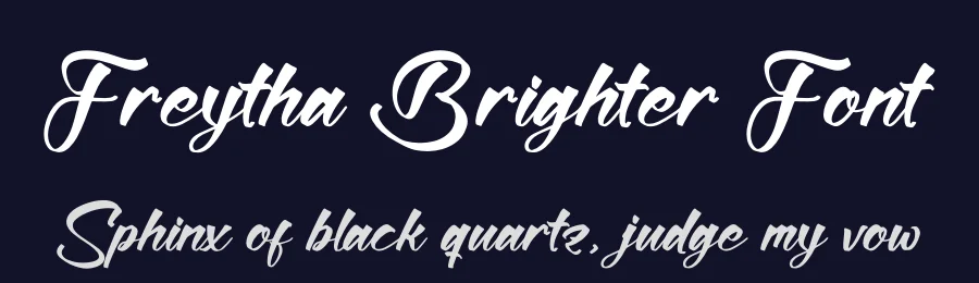 Freytha Brighter Font by glorytype — Script Handwritten Font — thumbnail 2