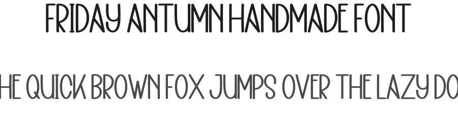 Friday Antumn Handmade Font by inermediaSTUDIO — Display Font