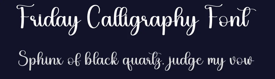 Friday Calligraphy Font by andikastudio — Script Handwritten Font — thumbnail 2