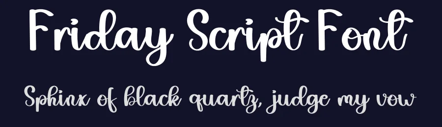 Friday Script Font by inermediaSTUDIO — Script Handwritten Font — thumbnail 2
