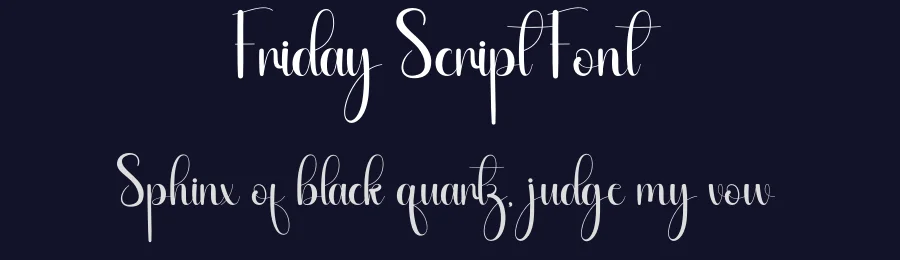 Friday Script Font by andikastudio — Script Handwritten Font — thumbnail 2
