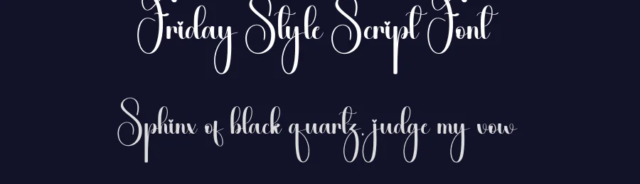 Friday Style Script Font by creativeletter — Script Handwritten Font — thumbnail 2