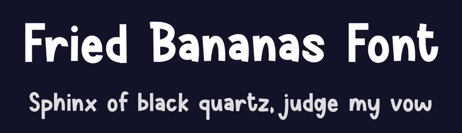 Fried Bananas Font by sugiharto1790 — Sans Serif Font — thumbnail 2