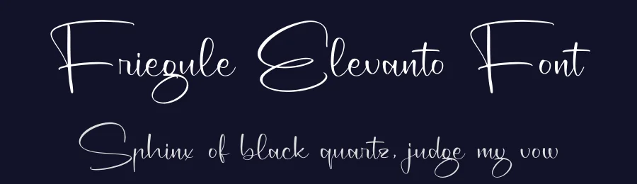 Friegule Elevanto Font by letterfabric — Script Handwritten Font — thumbnail 2