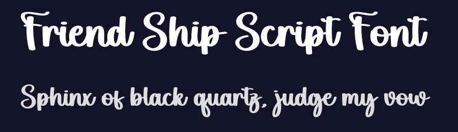 Friend Ship Script Font by andikastudio — Script Handwritten Font — thumbnail 2