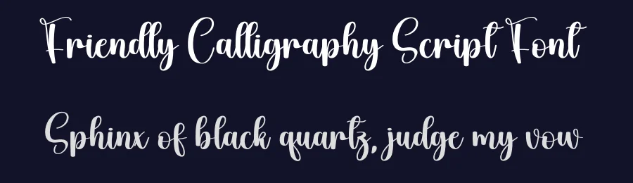 Friendly Calligraphy Script Font by creativeletter — Script Handwritten Font — thumbnail 2