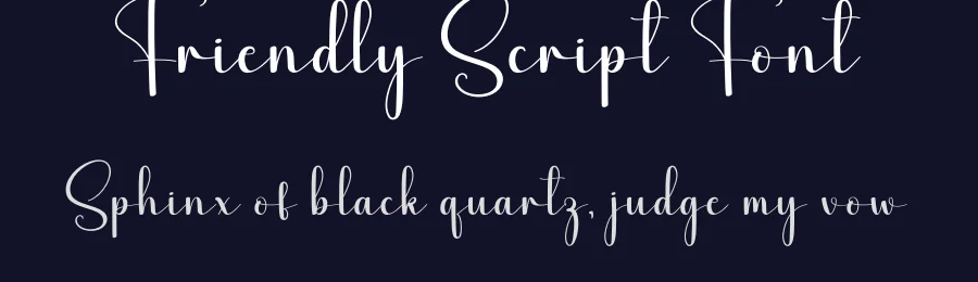 Friendly Script Font by creativeletter — Script Handwritten Font — thumbnail 2