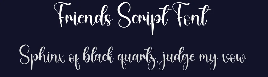 Friends Script Font by creativeletter — Script Handwritten Font — thumbnail 2