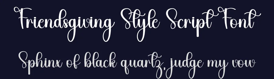 Friendsgiving Style Script Font by freshtypeink — Script Handwritten Font — thumbnail 2