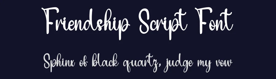 Friendship Script Font by inermediaSTUDIO — Script Handwritten Font — thumbnail 2